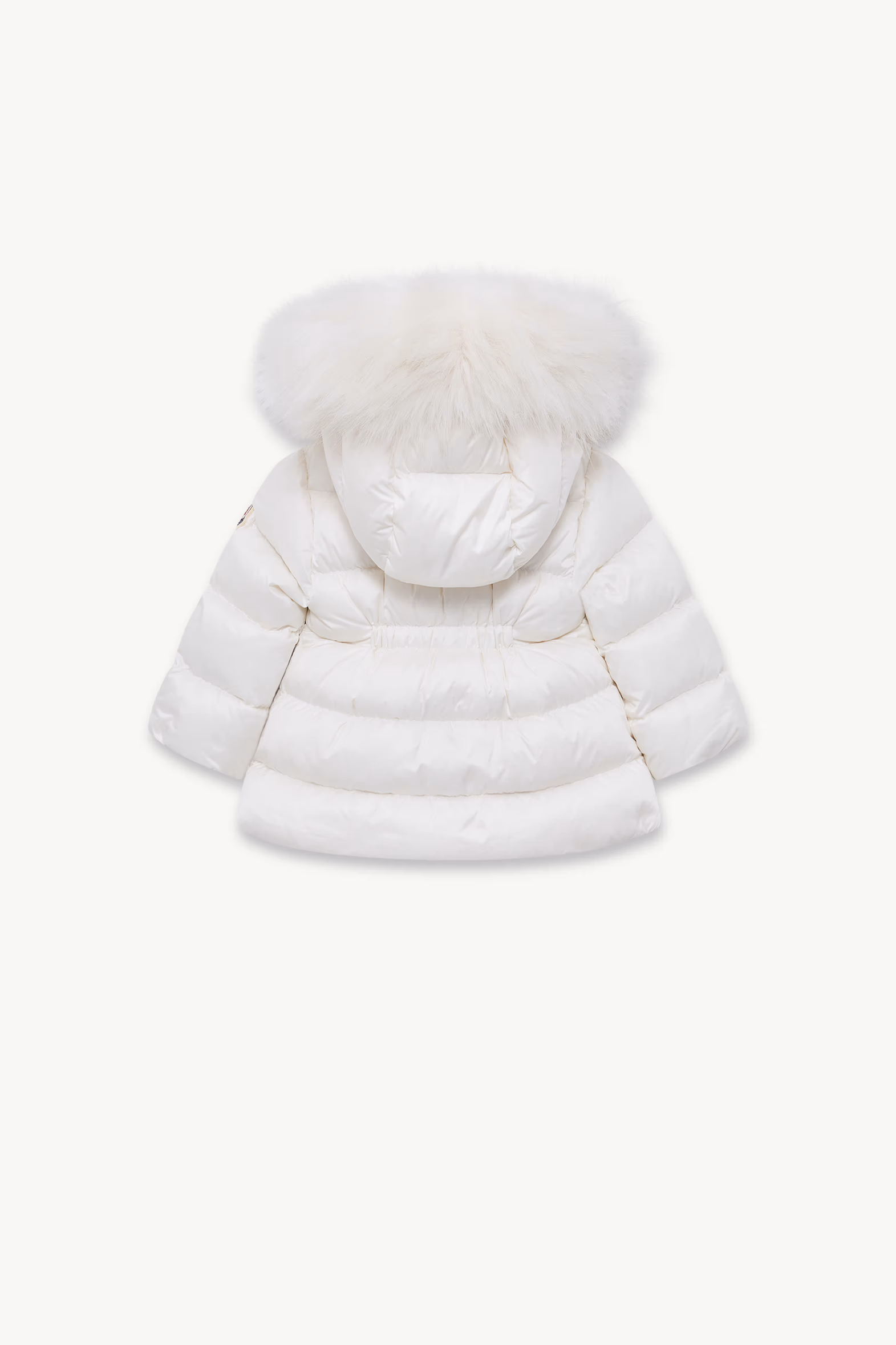 Doudoune à capuche en matière synthétique Obie Fille Blanc Moncler 3